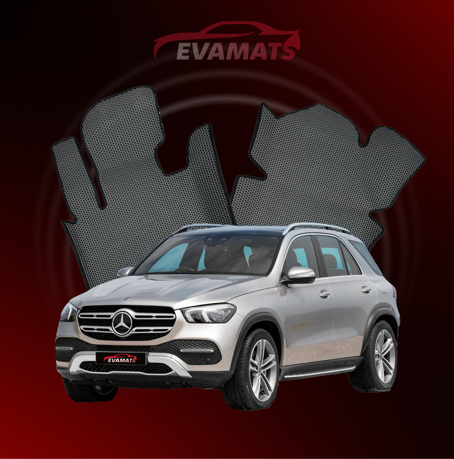 Alfombrillas EVAMATS para Mercedes-Benz GLE 2ª generación (W167) año 2019-2025 SUV 7 plazas