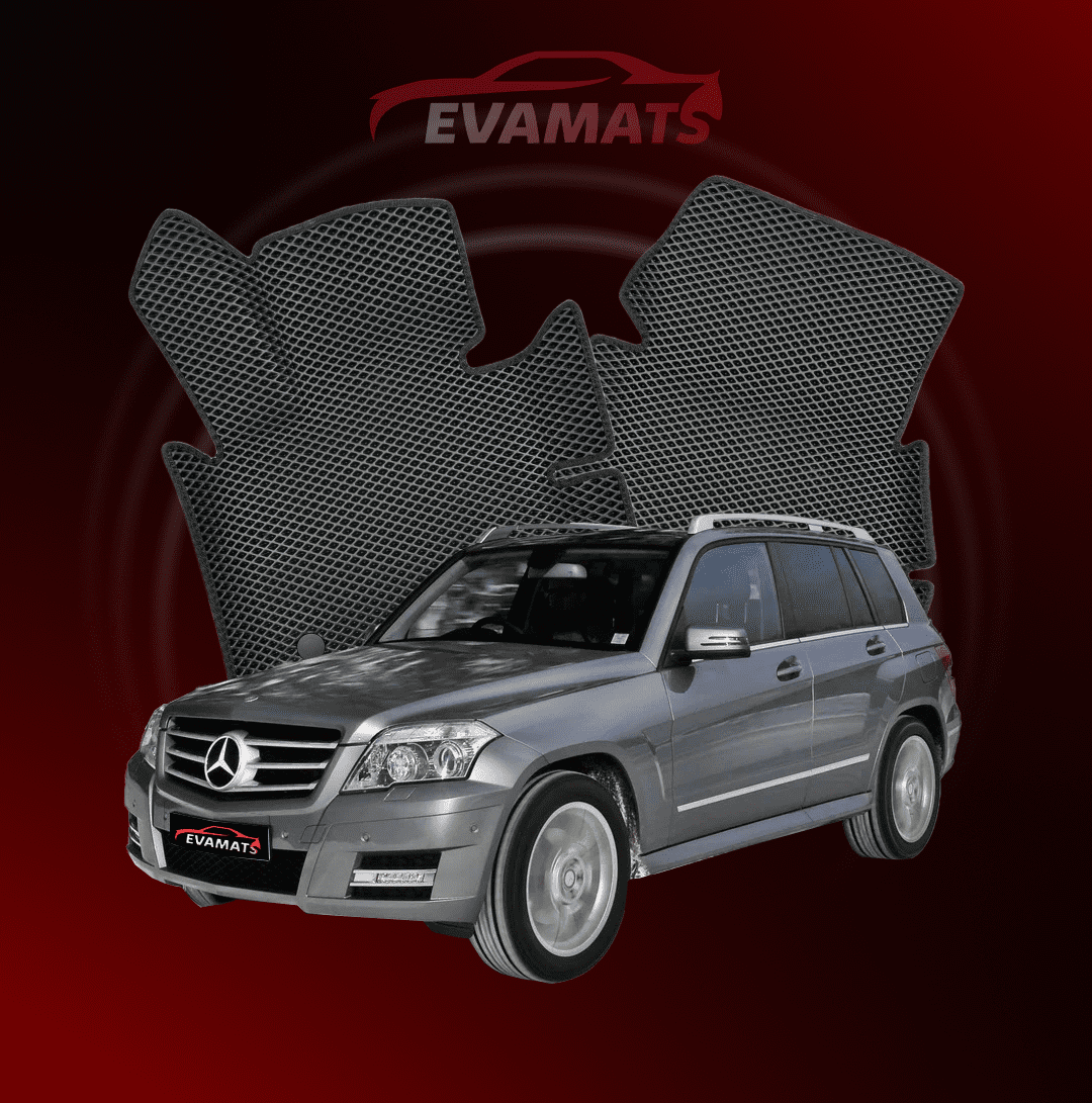 Tappetini per auto EVAMATS per Mercedes-Benz GLK (X204) 2008 - 2015 anno SUV