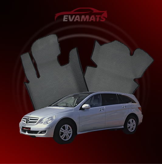 Car mats EVAMATS for Mercedes-Benz R-class (W251) 2005-2013 year LONG MINIVAN 6 seater