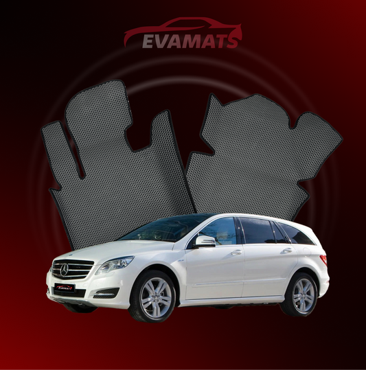 Car mats EVAMATS for Mercedes-Benz R-class (W251) 2005-2013 year LONG MINIVAN 7 seater