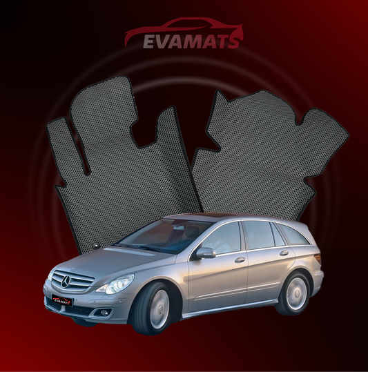 Car mats EVAMATS for Mercedes-Benz R-class (W251) 2005-2013 year MINIVAN 6 seater