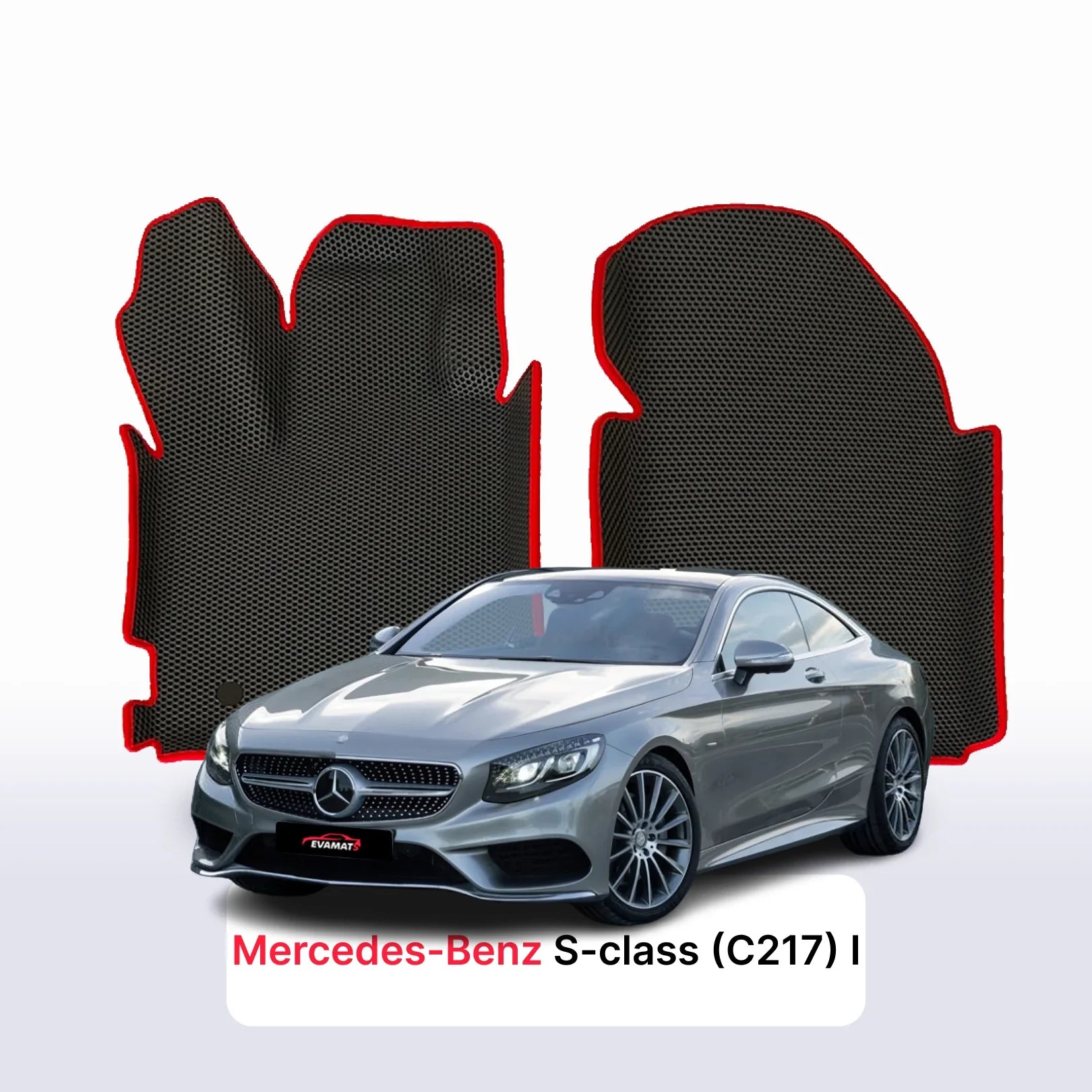 Car mats EVAMATS for Mercedes-Benz S-klasa (C217) 1 gen 2014-2021 year COUPE