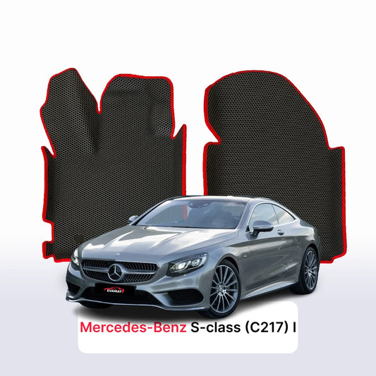 Car mats EVAMATS for Mercedes-Benz S-klasa (C217) 1 gen 2014-2021 year COUPE