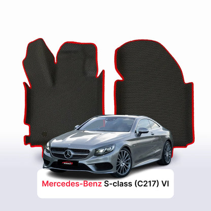 Car mats EVAMATS for Mercedes-Benz S-klasa 6 gen (C217) 2014-2020 year COUPE