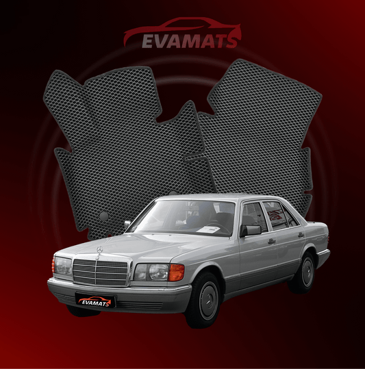 Fußmatten EVAMATS für Mercedes-Benz S-Klasse 2. Generation (W126) 1979 – 1994 Jahr Limousine