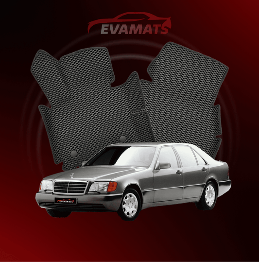 Car mats EVAMATS for Mercedes-Benz S-class 3 gen (W140) 1991-1998 year LONG SEDAN