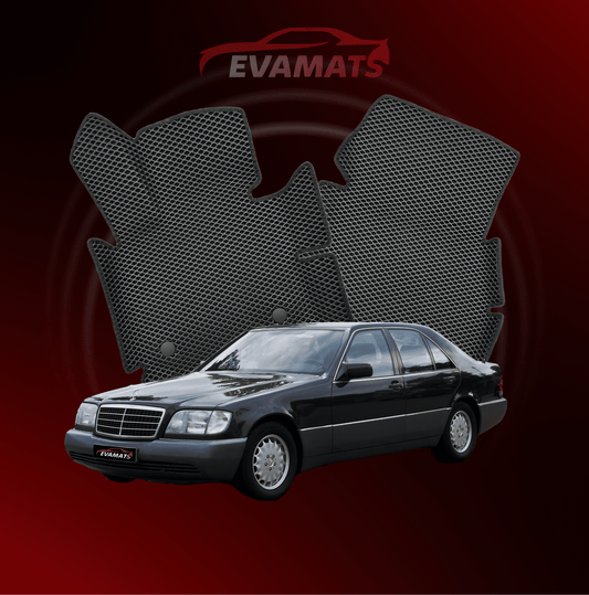 Car mats EVAMATS for Mercedes-Benz S-class 3 gen (W140) 1991-1998 year SEDAN