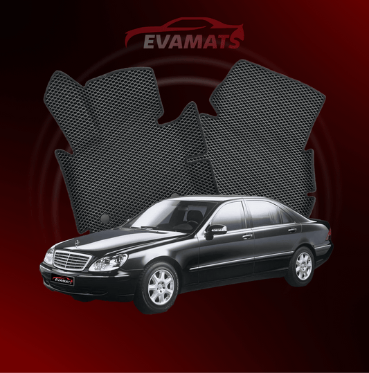 Tapis de voiture EVAMATS pour Mercedes-Benz Classe S 4 génération (W220) 1998 – 2005 année BERLINE LONGUE