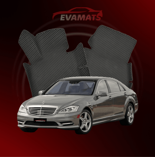 Car mats EVAMATS for Mercedes-Benz S-class 5 gen (W221) 2005-2013 year LONG SEDAN