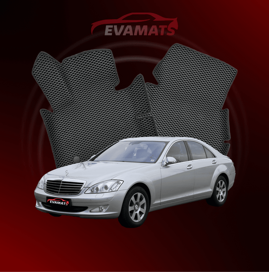 Autokoberce EVAMATS pro Mercedes-Benz S-class 5 gen (W221) 2005 – 2013 rok SEDAN