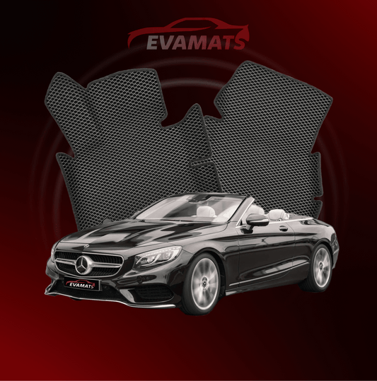 Car mats EVAMATS for Mercedes-Benz S-class 6 gen (W222) 2013-2020 year CABRIO