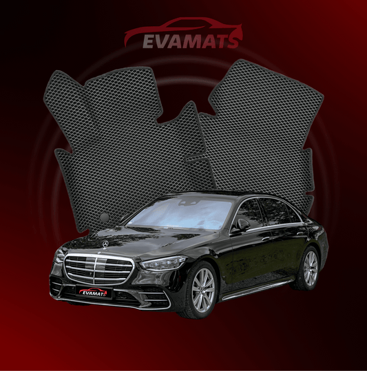 Car mats EVAMATS for Mercedes-Benz S-class 7 gen (W223) 2020-2025 year Sedan