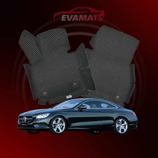 Car mats EVAMATS for Mercedes-Benz S63 AMG 6 gen (W222) 2014-2020 year COUPE