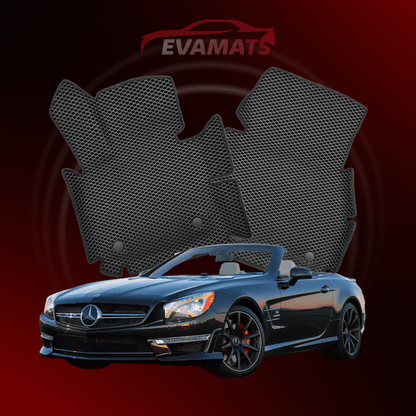 Tapis de voiture EVAMATS pour Mercedes-Benz SL 6 génération (R231) 2011 − 2020 année COUPE-CABRIO