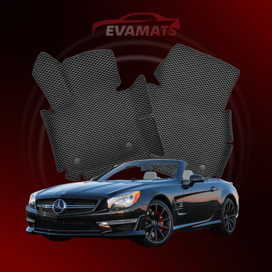 Car mats EVAMATS for Mercedes-Benz SL 6 gen (R231) 2011-2020 year COUPE-CABRIO