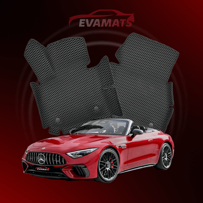 Car mats EVAMATS for Mercedes-Benz SL 7 gen (R232) 2020-2025 year COUPE-CABRIO