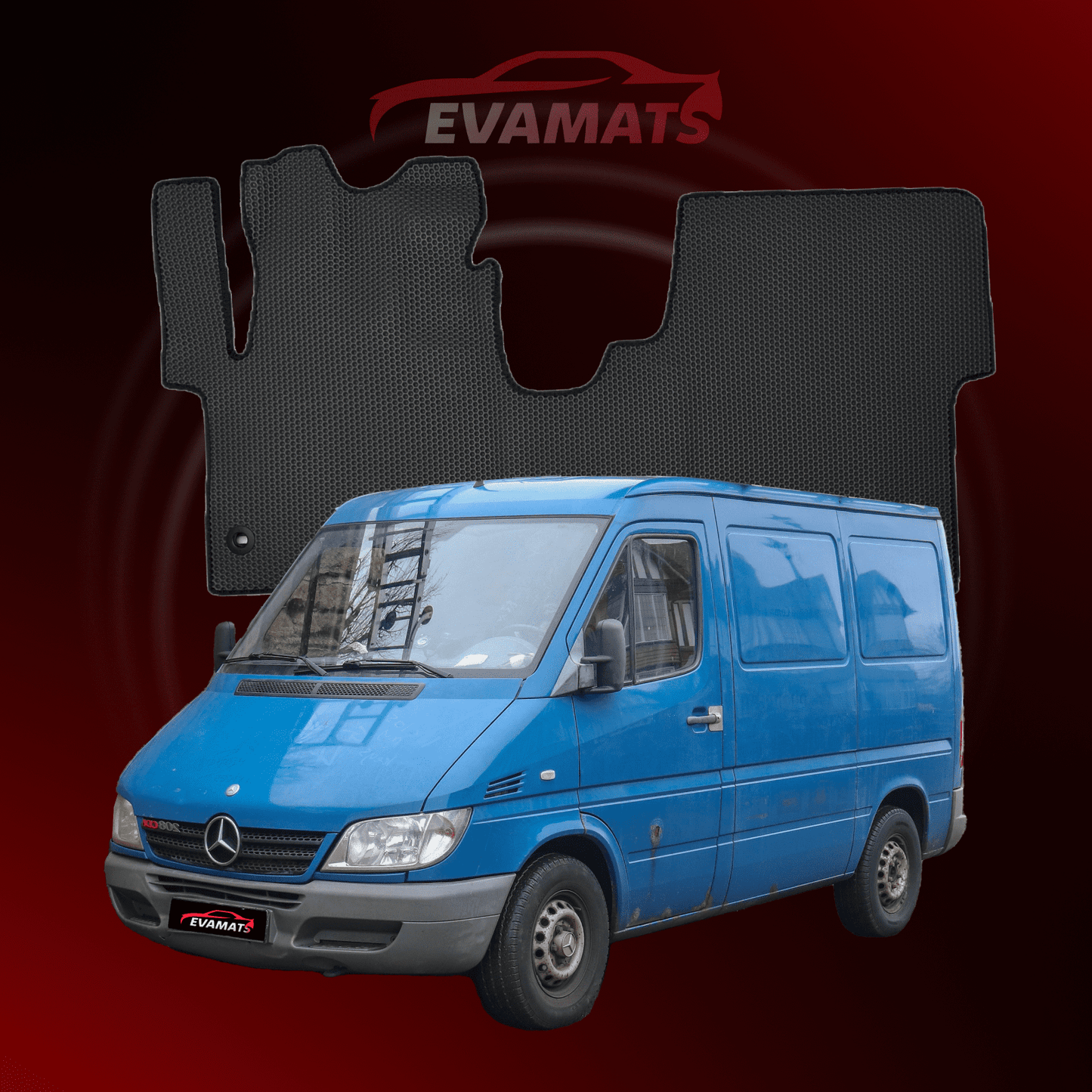 Fußmatten EVAMATS für Mercedes-Benz Sprinter 1. Generation (W903) 1995 – 2006 Baujahr VAN