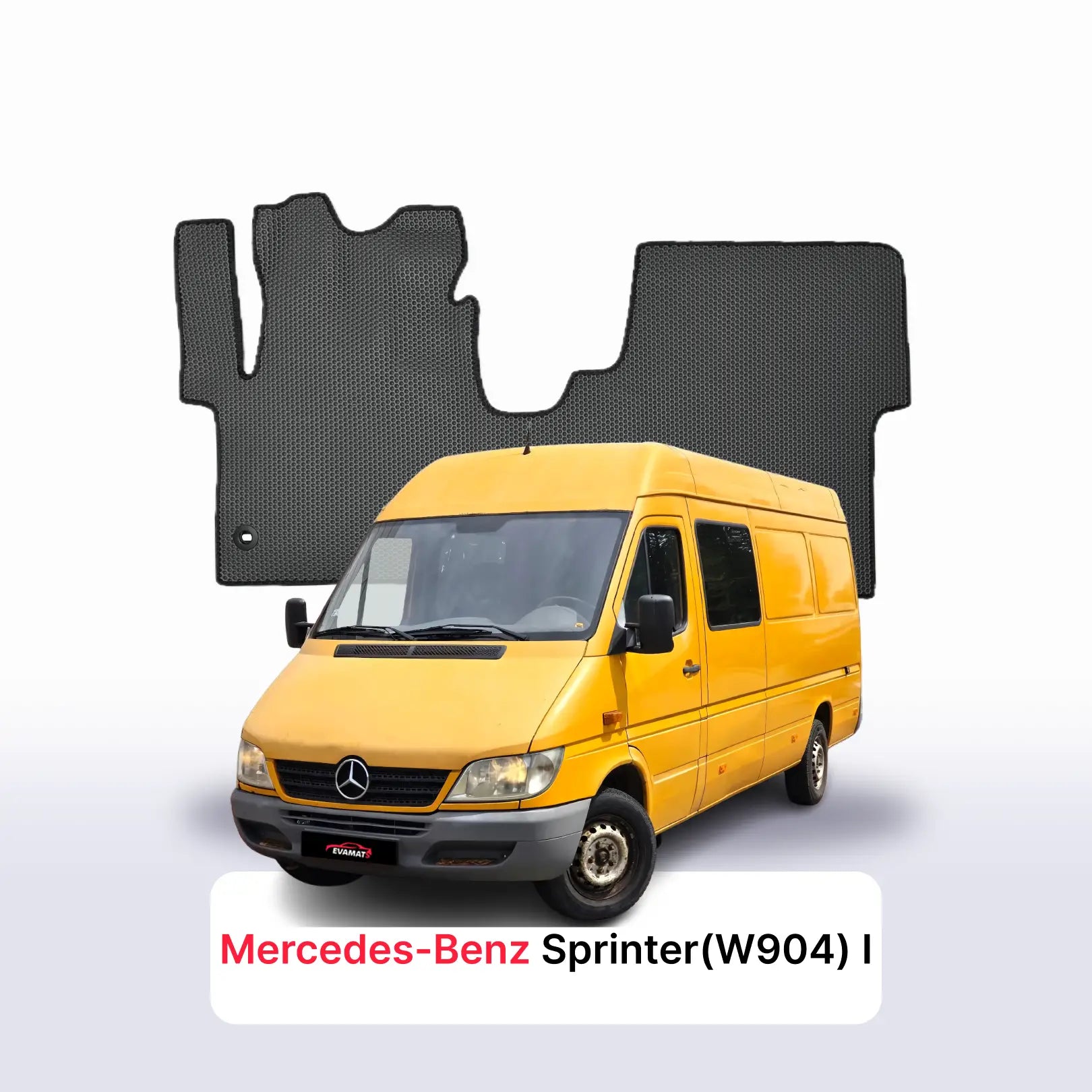 Car mats EVAMATS for Mercedes-Benz Sprinter 1 gen (W904) 1995-2006 year VAN