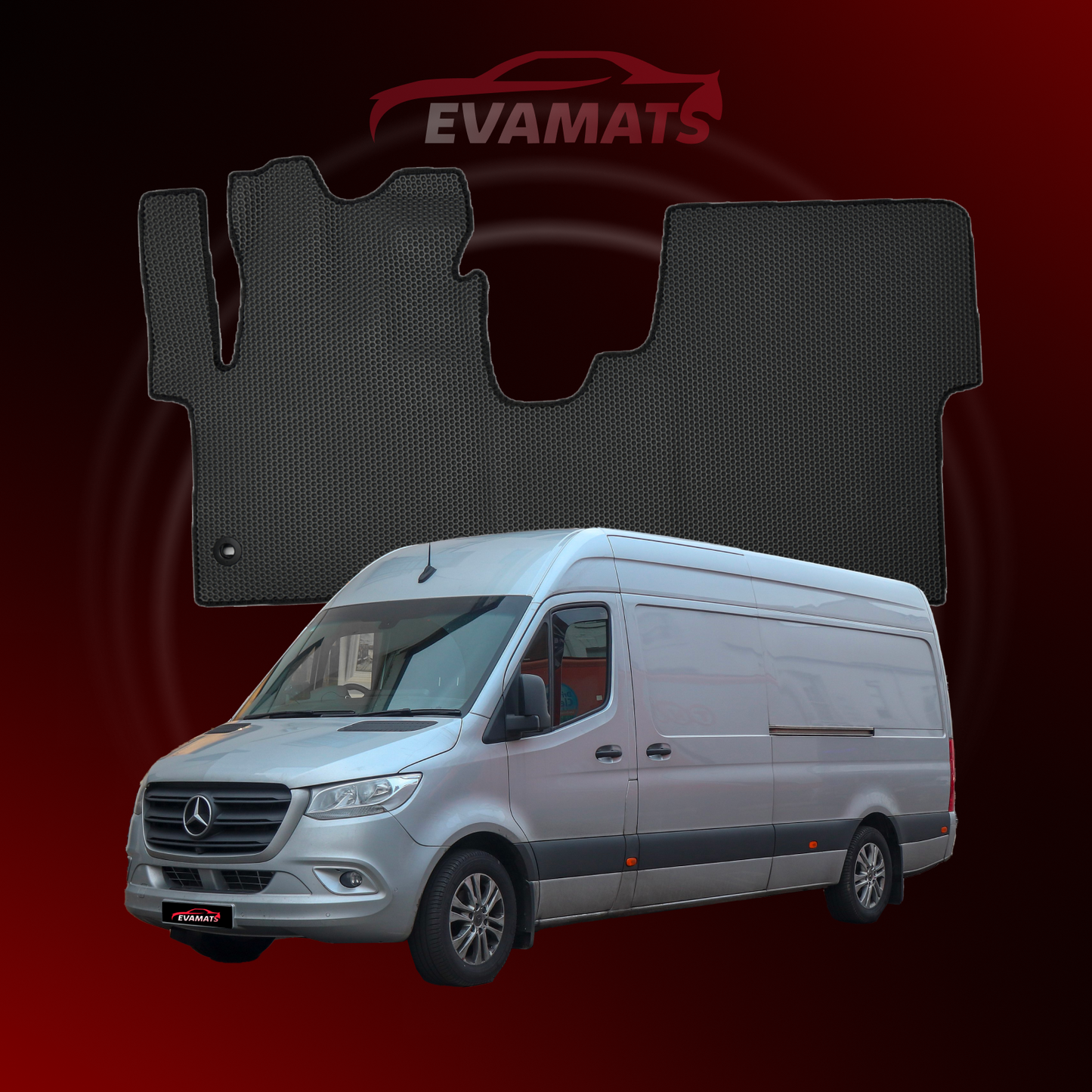 Alfombrillas EVAMATS para Mercedes-Benz Sprinter 3ª generación (W907) año 2018-2025 FURGONETA