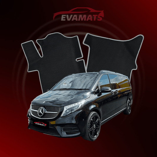 Car mats EVAMATS for Mercedes-Benz V-class 2 gen (W447) 2014-2025 year MINVAN EXTRA LONG