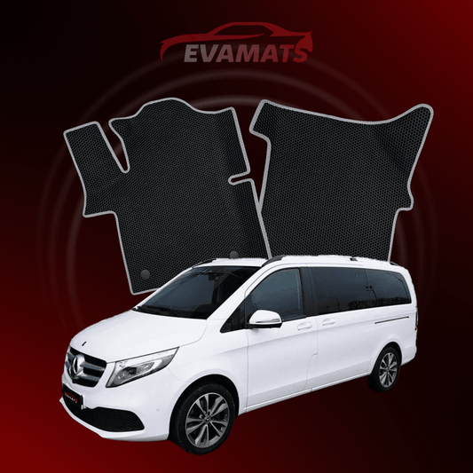 Autokoberce EVAMATS pre Mercedes-Benz V-class 2 gen (W447) 2014-2025 ročník MINIVAN LONG