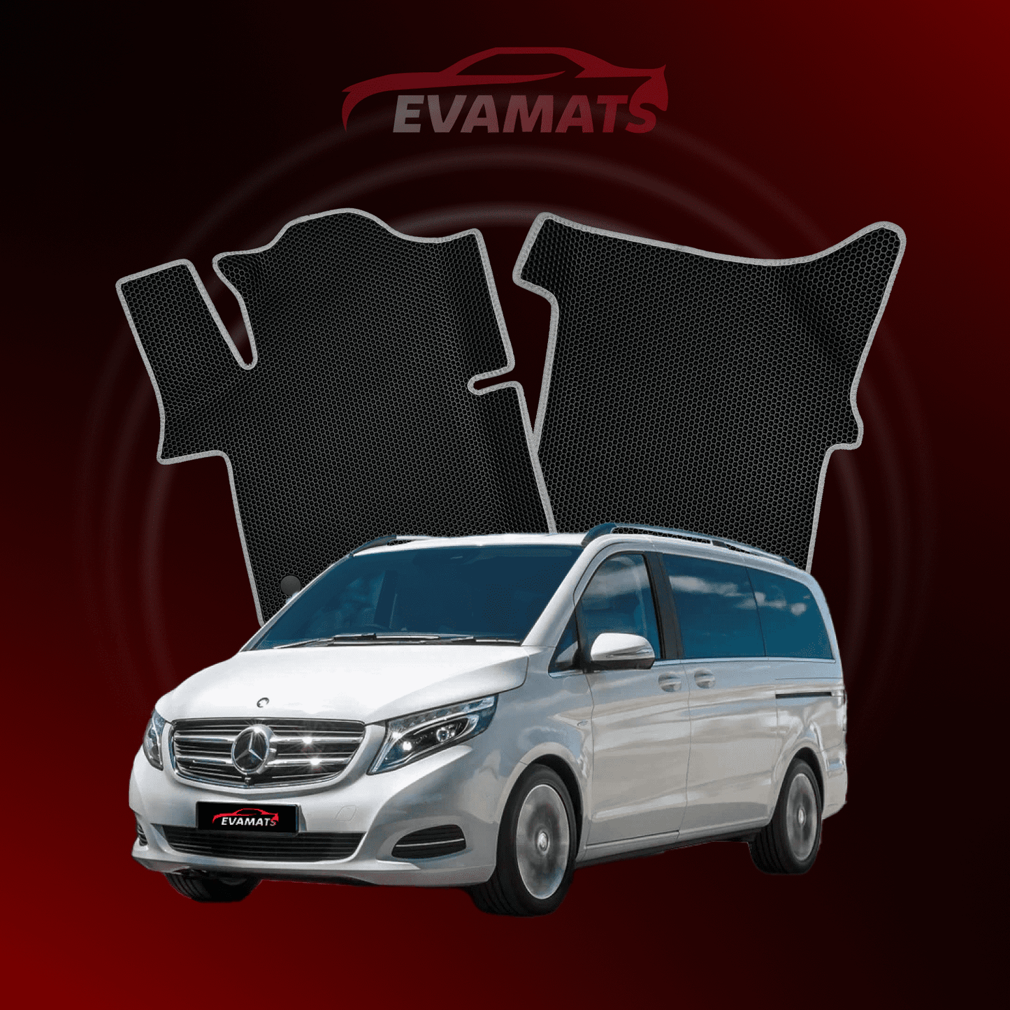 Alfombrillas EVAMATS para Mercedes-Benz Clase V 2ª generación (W447) año 2014-2025 MINIVAN