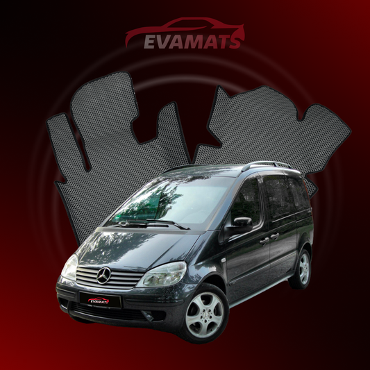 Alfombrillas EVAMATS para Mercedes-Benz Vaneo (W414) año 2001–2005 MINIVAN 7 plazas