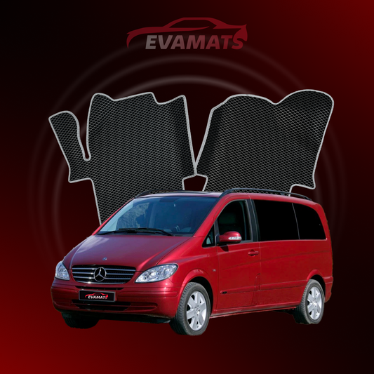 Tapis de voiture EVAMATS pour Mercedes-Benz Viano (W639) 2003–2014 année MINIVAN