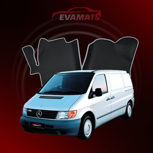 Tapis de voiture EVAMATS pour Mercedes-Benz Vito (W638) 1996 – 2003 année VAN