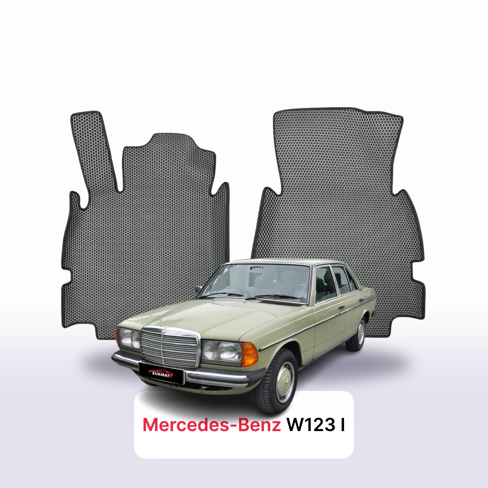 Car mats EVAMATS for Mercedes-Benz W123 1 gen 1975-1986 year SEDAN