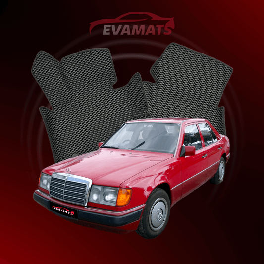 Fußmatten EVAMATS für Mercedes-Benz W124 1984–1993 Baujahr SEDAN