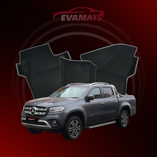 Autokoberce EVAMATS pre Mercedes-Benz X-class 1 gen 2017 – 2020 rok PICK-UP