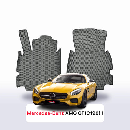 Car mats EVAMATS for Mercedes-Benz AMG GT 1 gen (C190) 2014-2023 year COUPE
