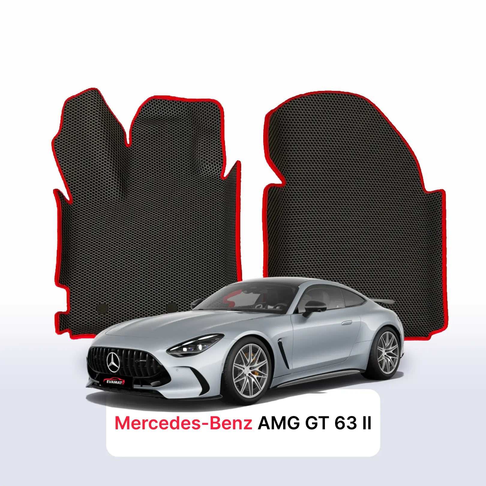 Car mats EVAMATS for Mercedes-Benz AMG GT 63 2 gen (C192) 2023-2027 year COUPE)