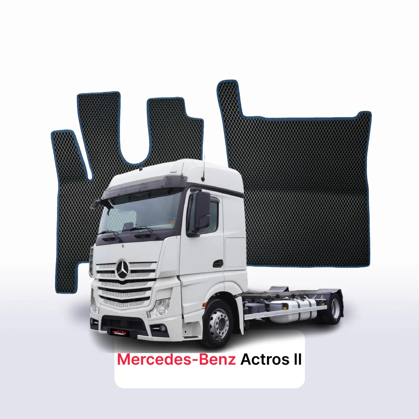 Car mats EVAMATS for Mercedes-Benz Actros 2 gen 2008-2020 year TRUCK