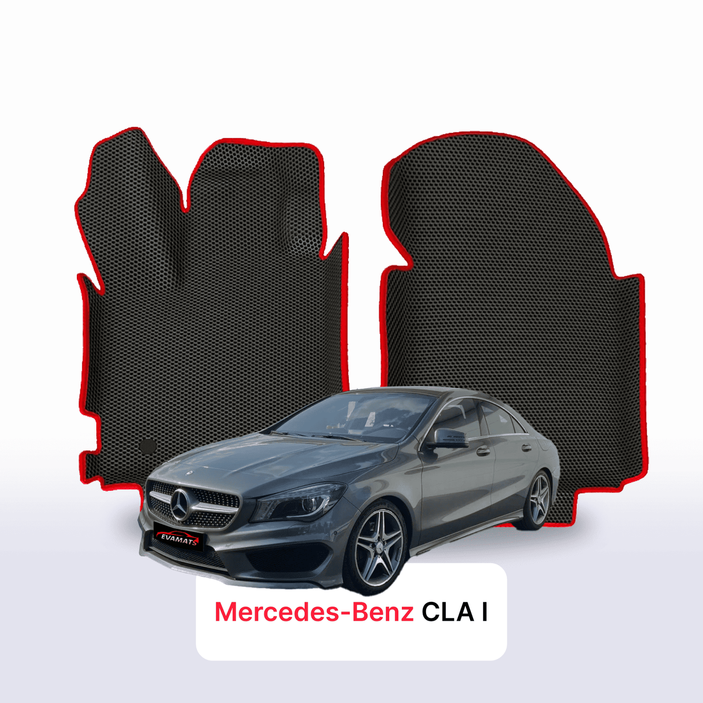 Car mats EVAMATS for Mercedes-Benz CLA 1 gen (C117) 2013-2019 year SEDAN