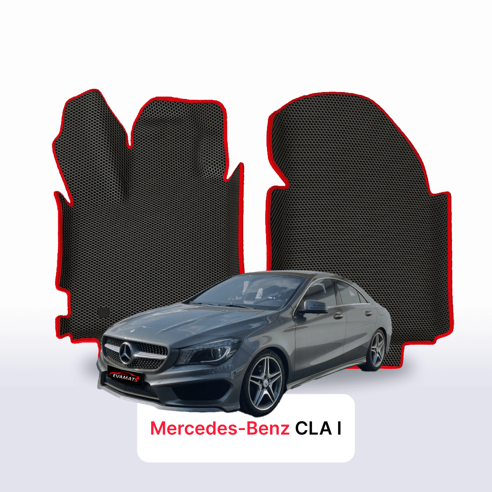Car mats EVAMATS for Mercedes-Benz CLA 1 gen (C117) 2013-2019 year SEDAN