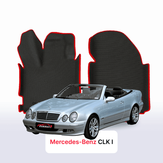 Car mats EVAMATS for Mercedes-Benz CLK 1 gen (C208) 1997-2002 year CABRIO