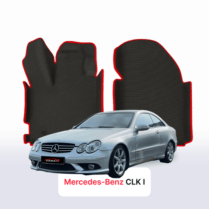 Car mats EVAMATS for Mercedes-Benz CLK 1 gen (C208) 1997-2002 year COUPE