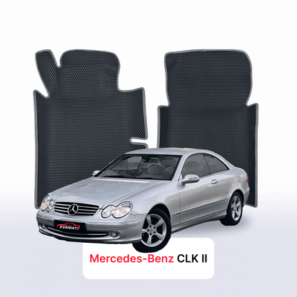 Car mats EVAMATS for Mercedes-Benz CLK 2 gen (C209) 2002-2009 year COUPE