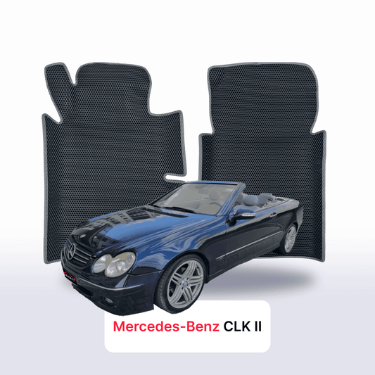 Car mats EVAMATS for Mercedes-Benz CLK 2 gen (C209) 2002-2009 year CABRIO