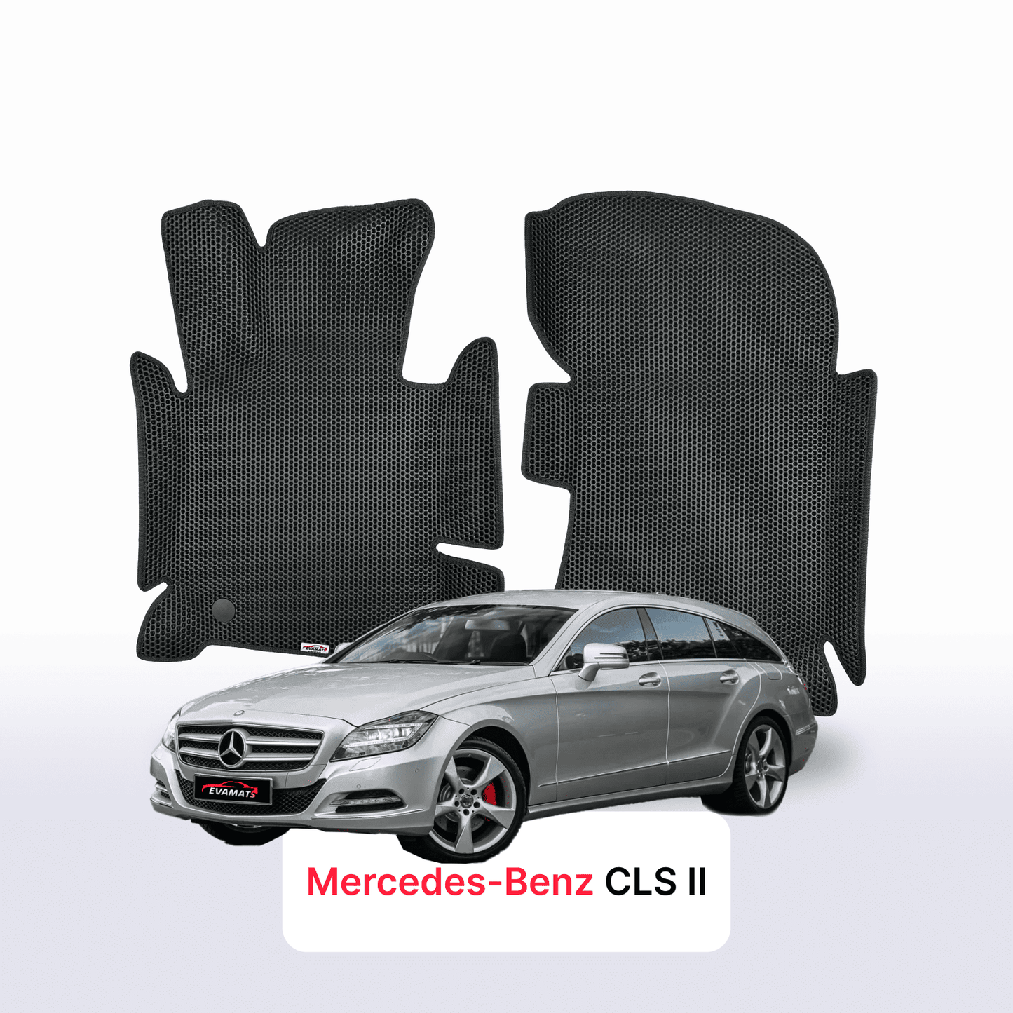 Car mats EVAMATS for Mercedes-Benz CLS 2 gen (C218) 2010-2018 year STATION WAGON