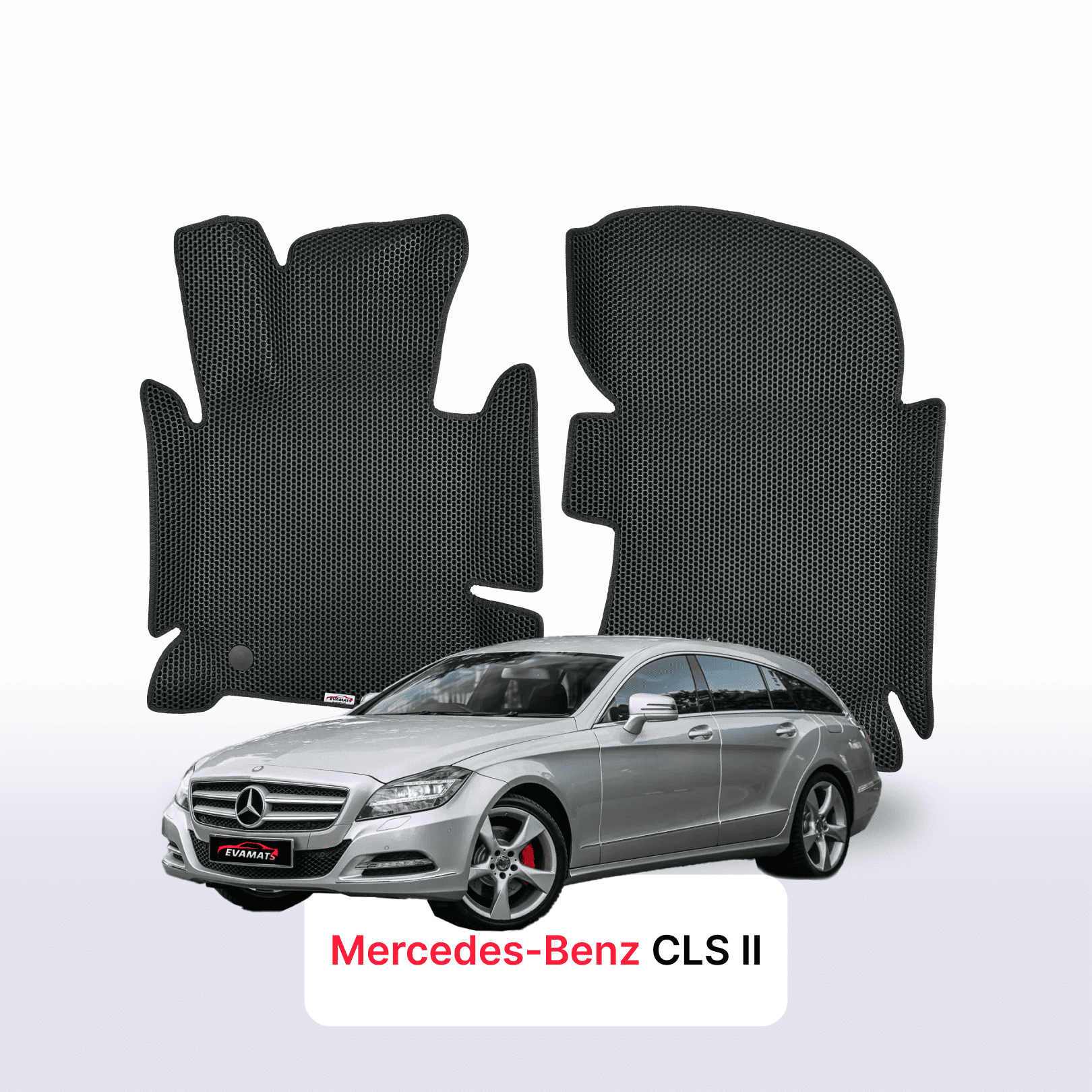Car mats EVAMATS for Mercedes-Benz CLS 2 gen (X218) 2010-2018 year STATION WAGON