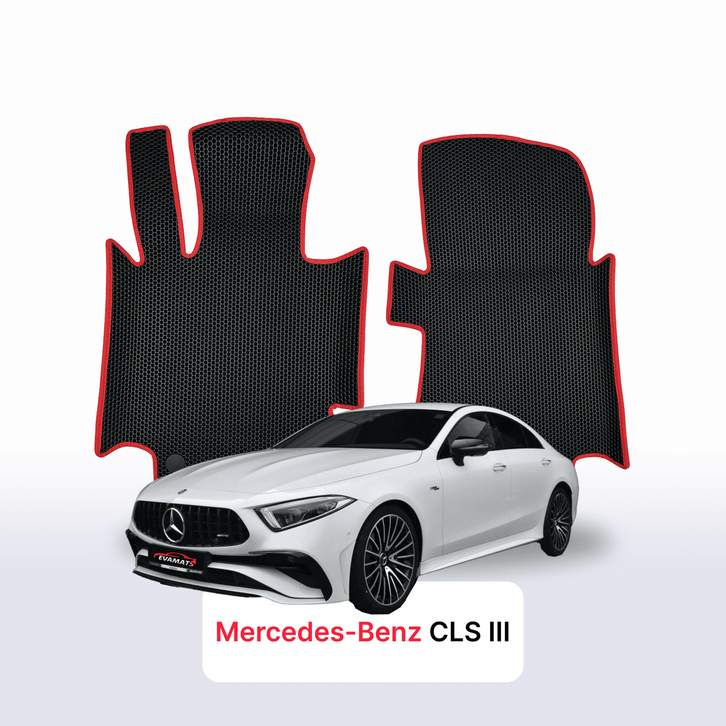 Car mats EVAMATS for Mercedes-Benz CLS 3 gen (C257) 2018-2023 year SEDAN