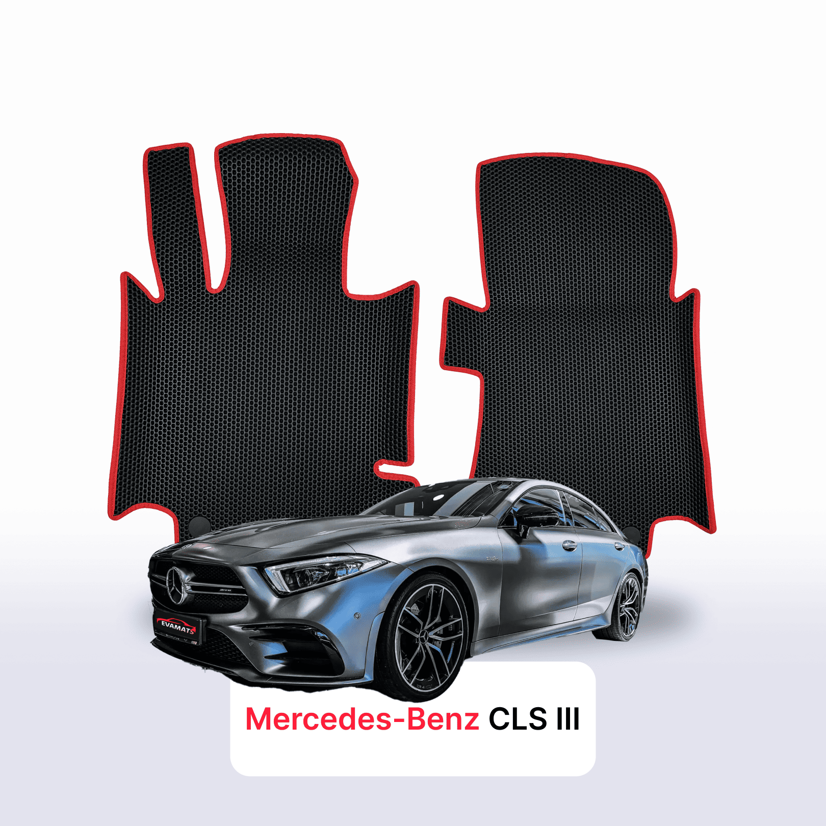 Car mats EVAMATS for Mercedes-Benz CLS 53 AMG 3 gen (C257) 2018-2023 year SEDAN