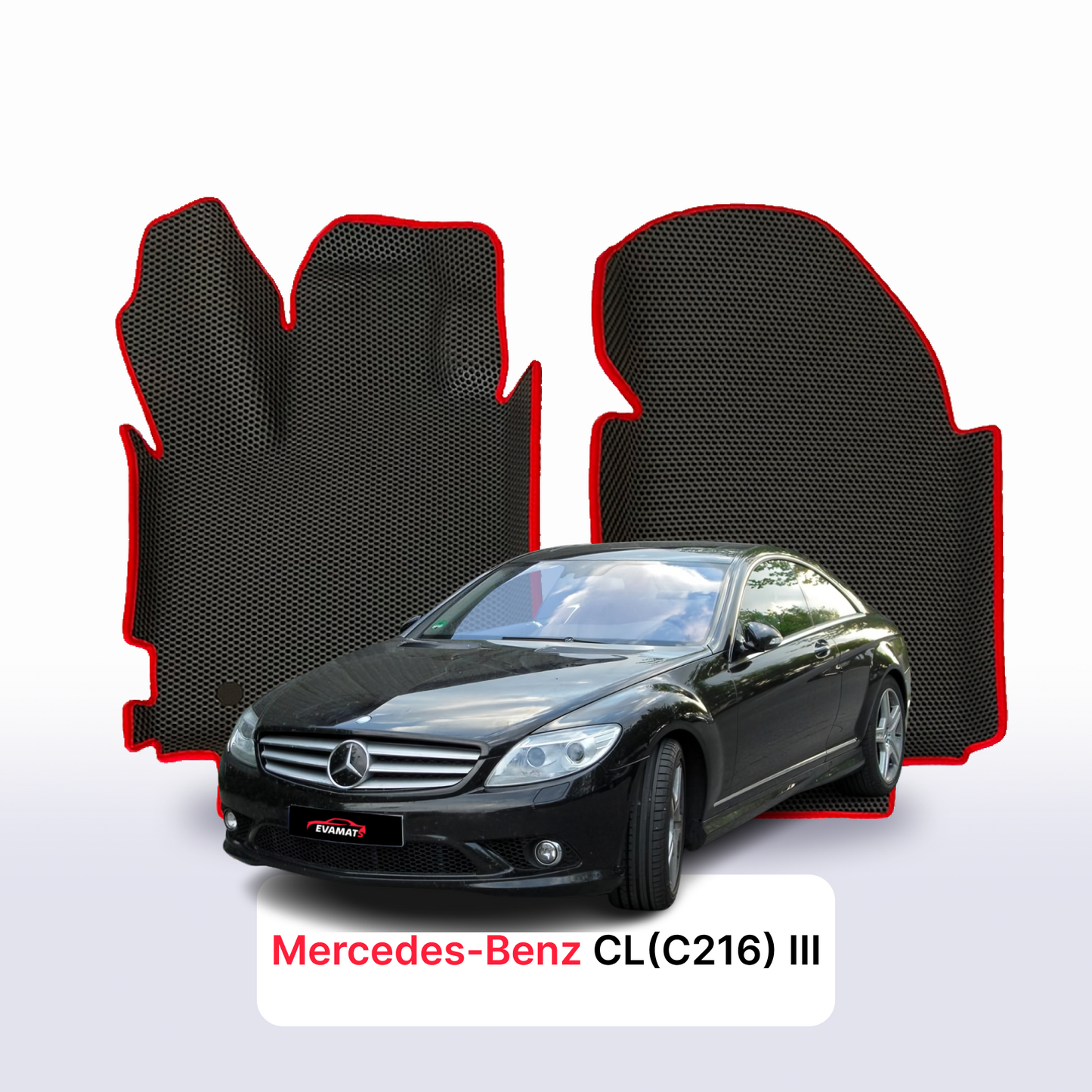 Car mats EVAMATS for Mercedes-Benz CL(C216) 3 gen 2006-2014 year COUPE