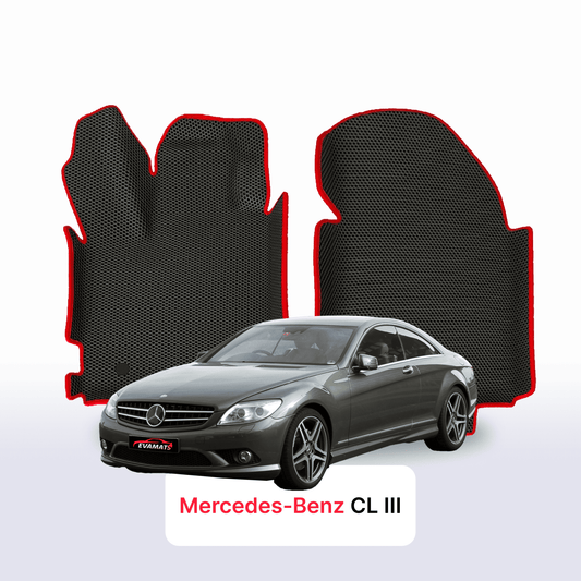 Car mats EVAMATS for Mercedes-Benz CL 3 gen (W216) 2006-2014 year COUPE