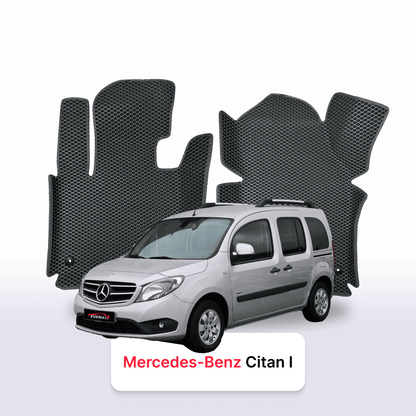 Car mats EVAMATS for Mercedes-Benz Citan 1 gen (W415) 2012-2021 year STATION WAGONVAN
