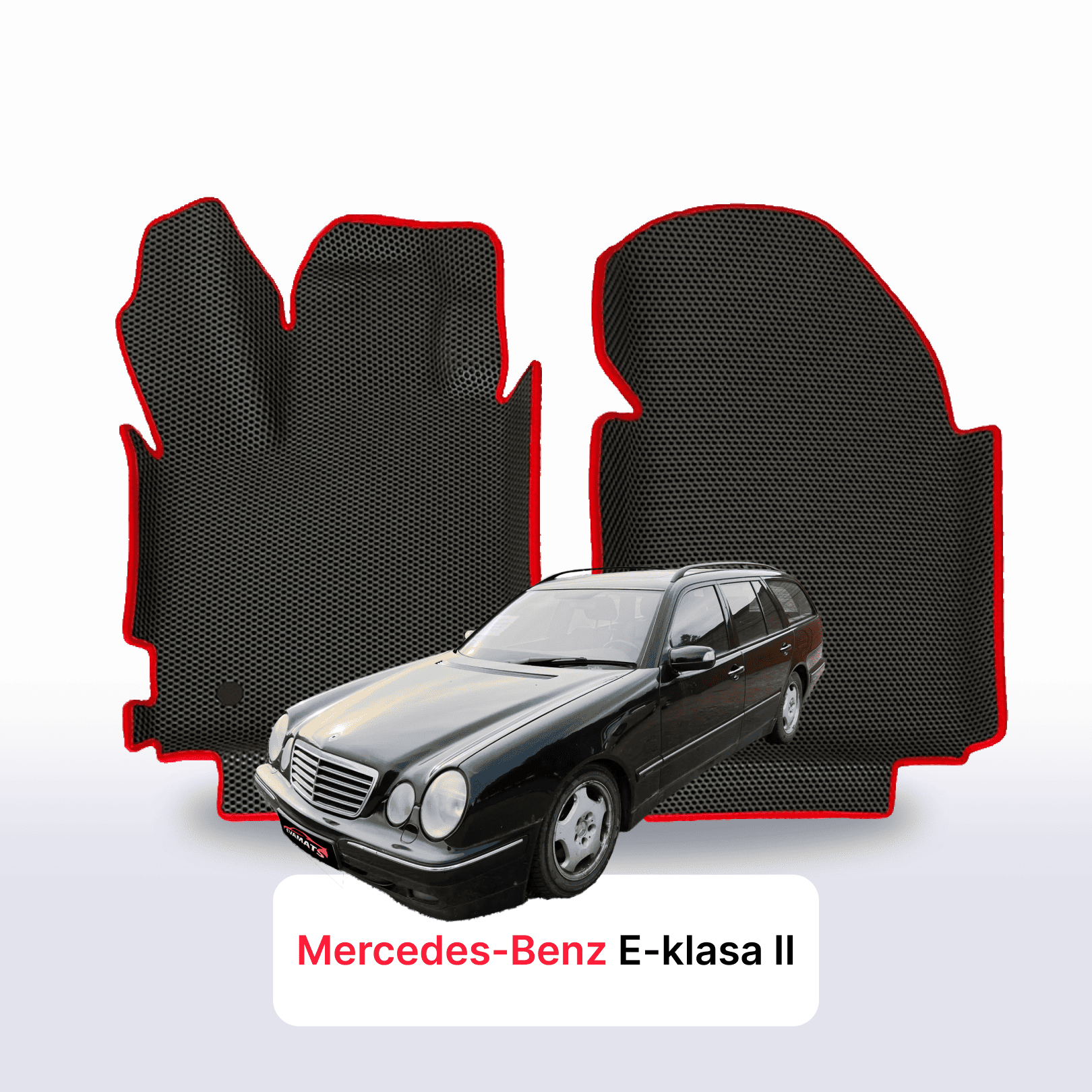 Car mats EVAMATS for Mercedes-Benz E-klasa 2 gen (S210) 1995-2002 year STATION WAGON