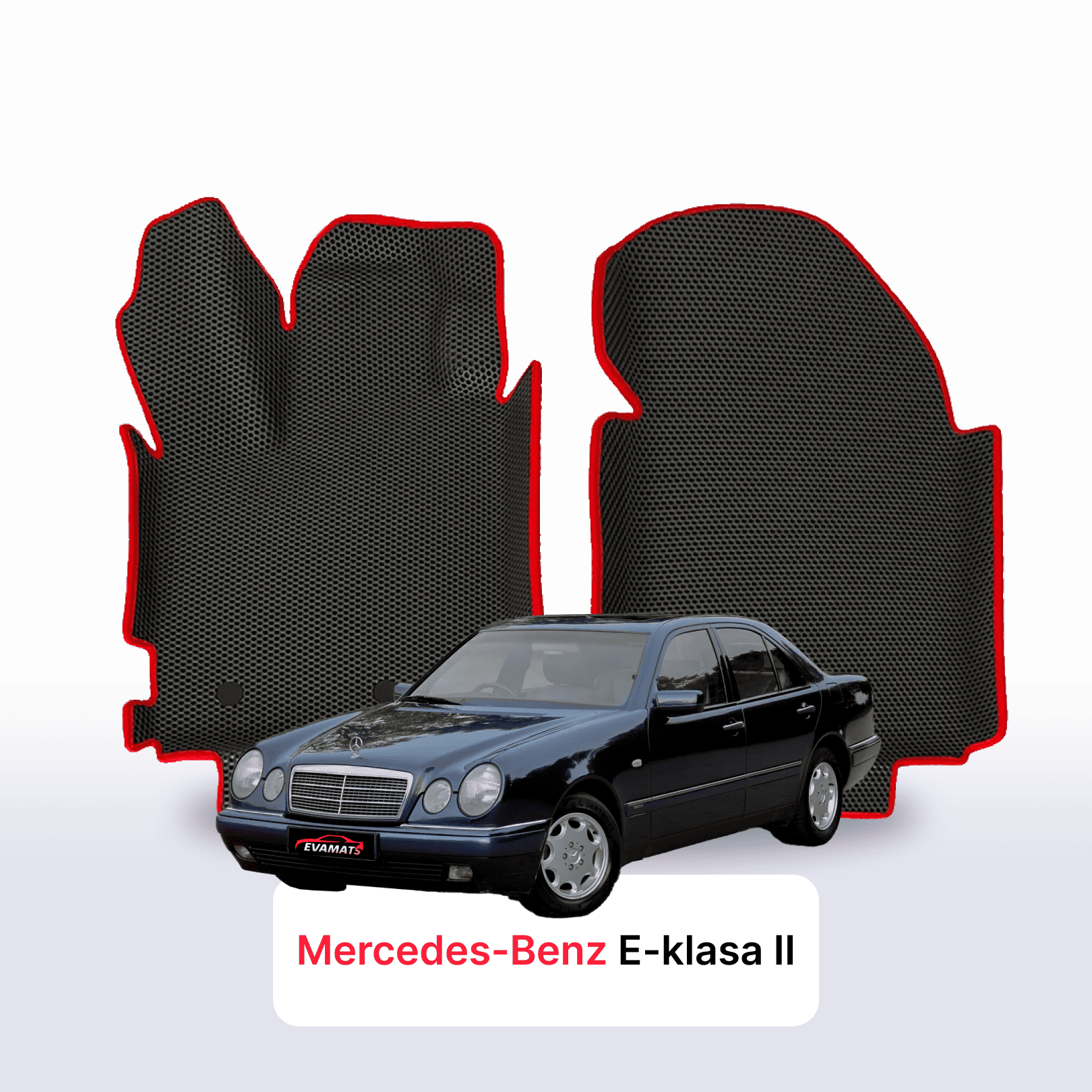 Car mats EVAMATS for Mercedes-Benz E-klasa 2 gen (W210) 1995-2002 year SEDAN